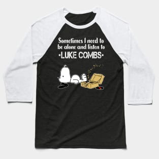 Luke Combs // Aesthetic Vinyl Record Vintage // Baseball T-Shirt